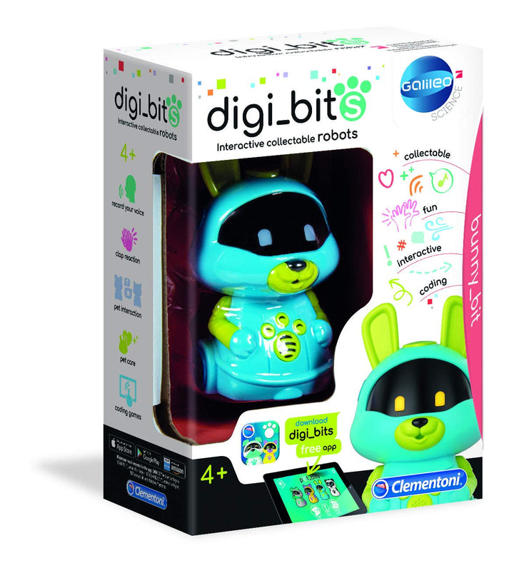Clementoni - 52418 - Galileo - Digi_Bits - Bunny_bit, Bunny
