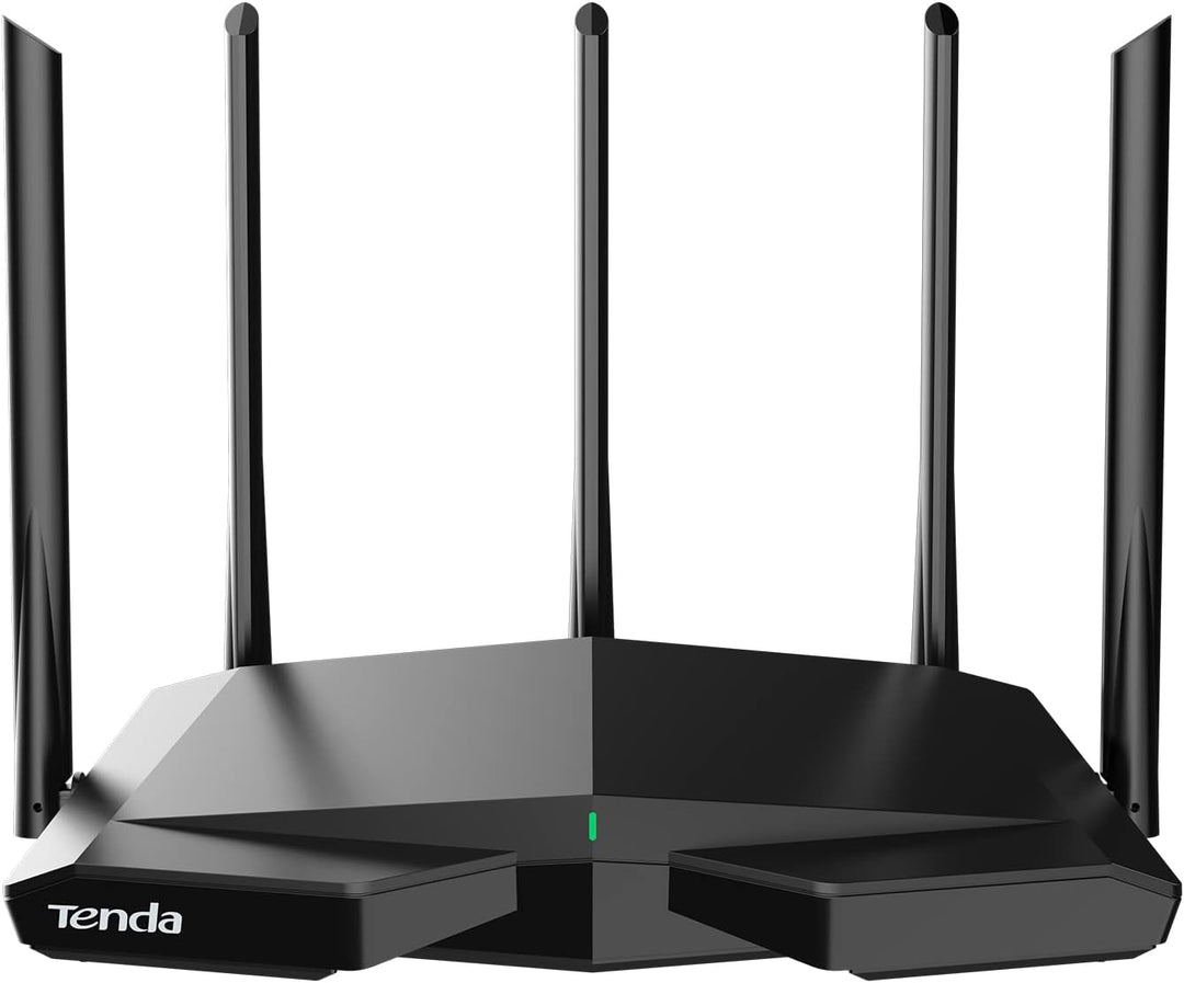 Tenda RX27 Pro Wi-Fi 6E WLAN Router (AX5700 Tri-Band 6GHz: 2402Mbps+5GHz: 2402Mbps+2,4GHz: 861Mbps),
