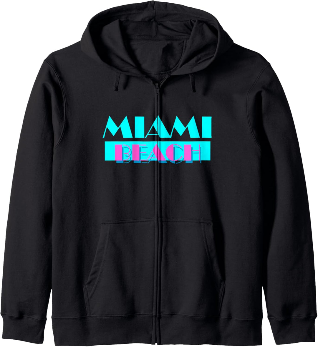 Miami Beach Vice Style Kapuzenjacke