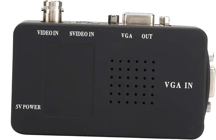 PUSOKEI BNC to HDMI Converter, BNC to VGA Video Converter for Computer PC EU Plug, BNC S-Video to VG