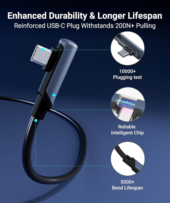 Syntech Link Kabel 3 M/10 FT Kompatibel mit Quest 3/2/Pro und Pico4/Pro Zubehör und PC/Steam VR, Hig