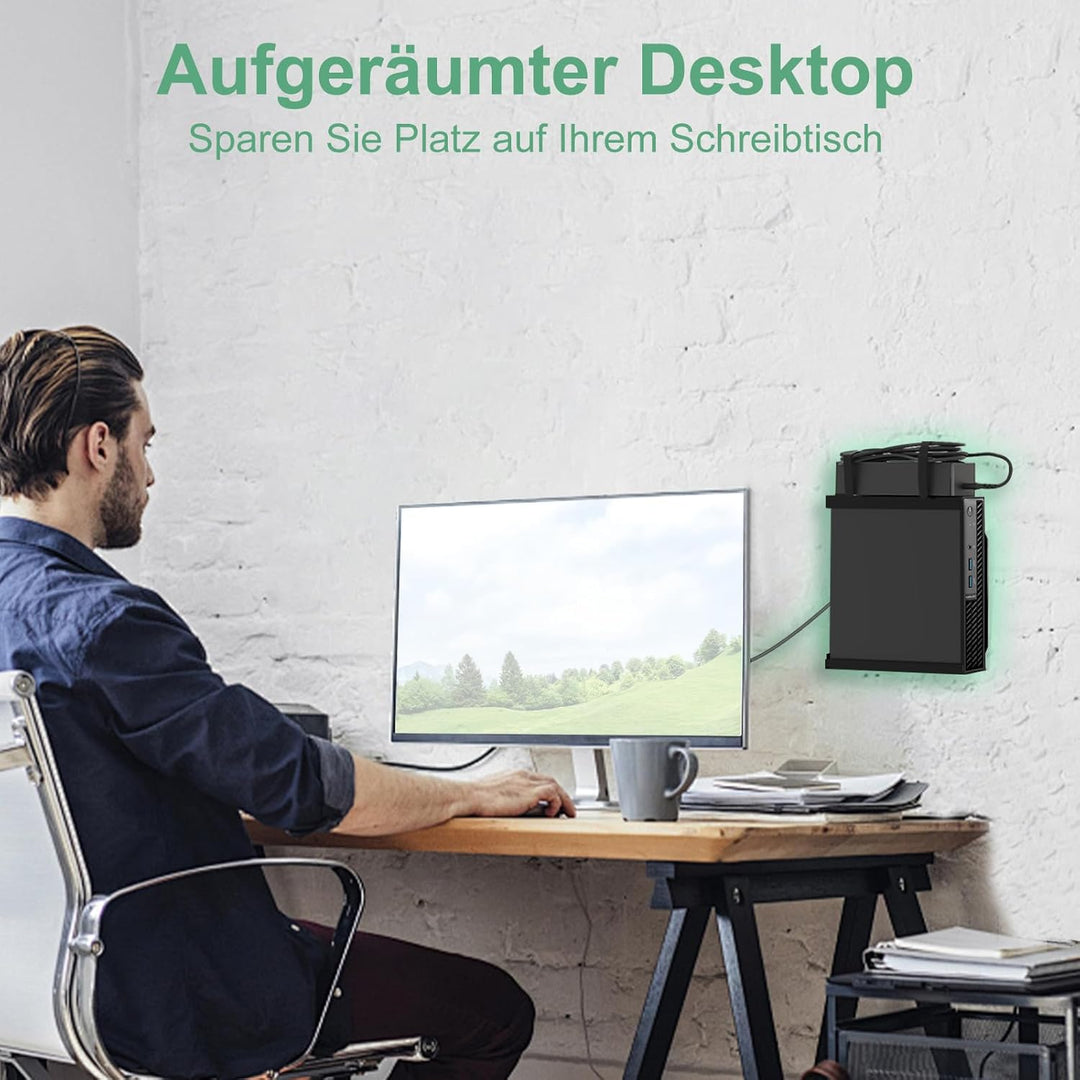 Halterung für Dell Optiplex Micro Mini PC Halterung VESA/Wand /Unter Schreibtisch Halterung für Dell