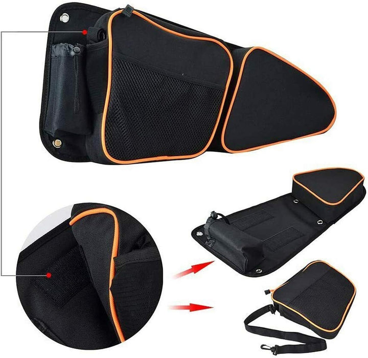 Yctze 2 Stück Seitentürbeutel UTV Vordertür Seitentasche Passend für Polaris RZR XP4 1000 2014-2020