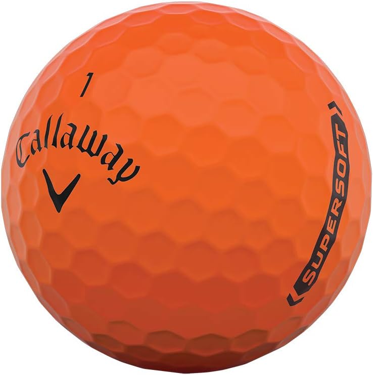 Callaway Golf Supersoft Matt Golfbälle 2021 Supersoft Matt Arancione, Supersoft Matt Arancione