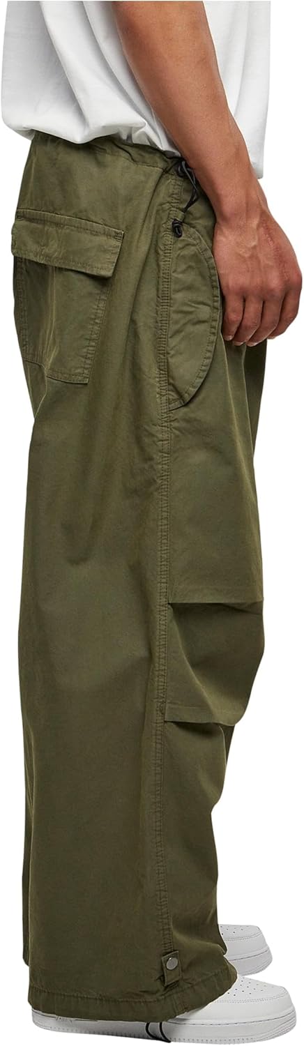 Urban Classics Herren Wide Cargo Pants Hose 5XL Olive, 5XL Olive
