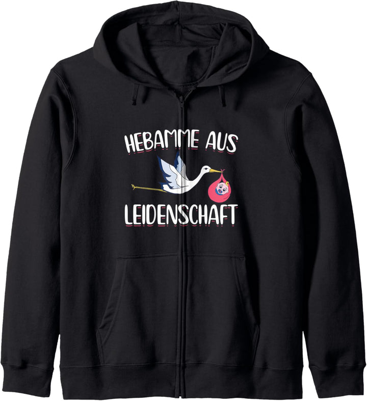 Hebamme Aus Leidenschaft - Doula Geburtshelferin Hebamme Kapuzenjacke