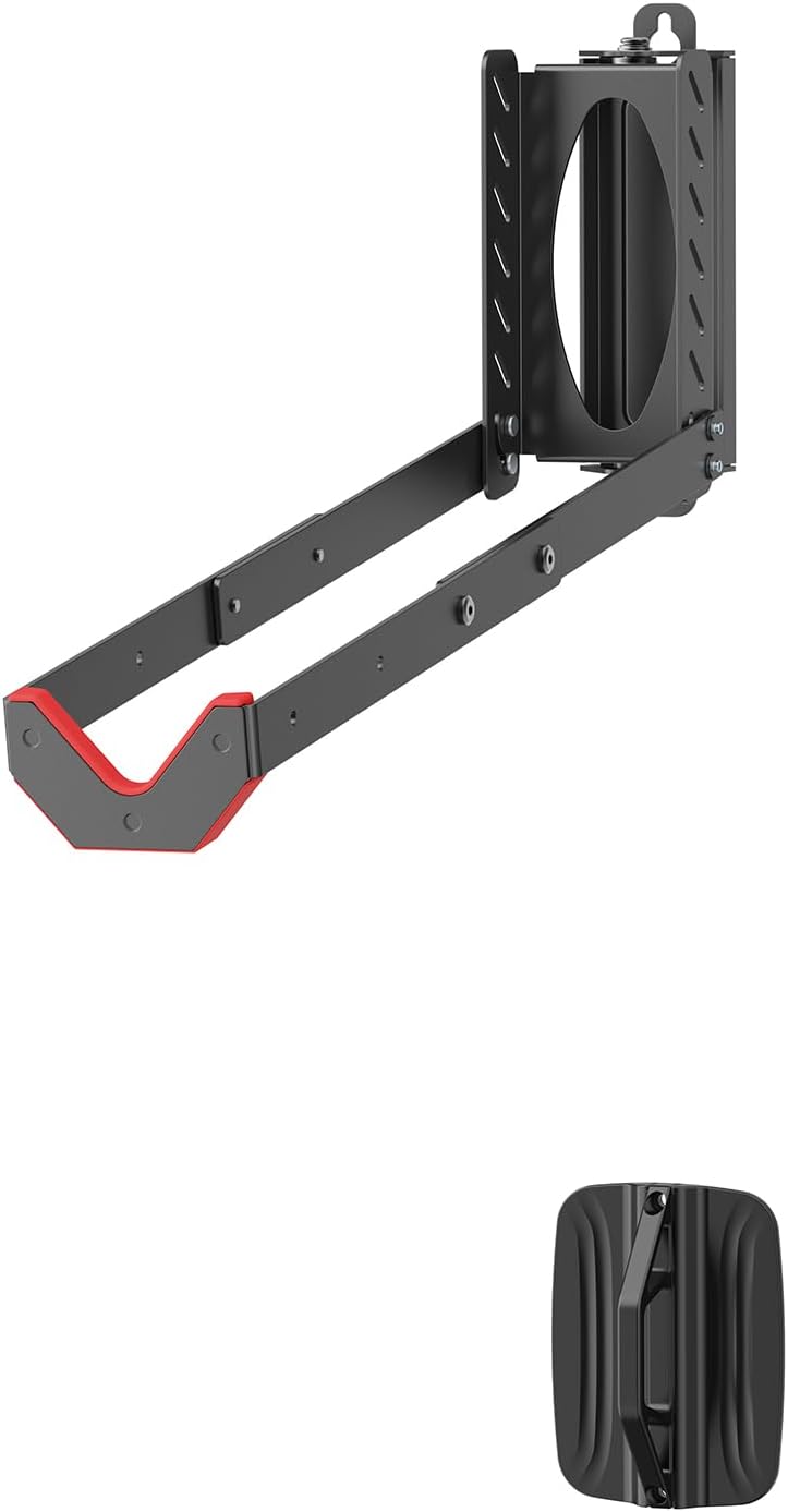 Maclean Wandhalterung für Fahrräder | Fahrradhalter klappbar mit 60° Schwenkfunktion | Fahrradträger