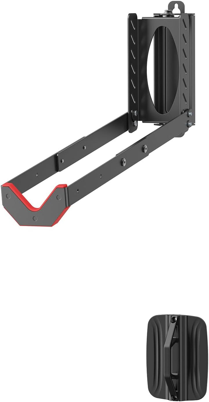 Maclean Wandhalterung für Fahrräder | Fahrradhalter klappbar mit 60° Schwenkfunktion | Fahrradträger
