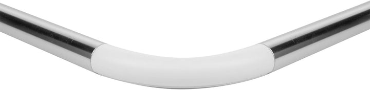 RIDDER 159500 Winkelstange, Universalwinkelstange, Duschvorhangstange, Ø 20 mm, Aluminium, poliert Ø