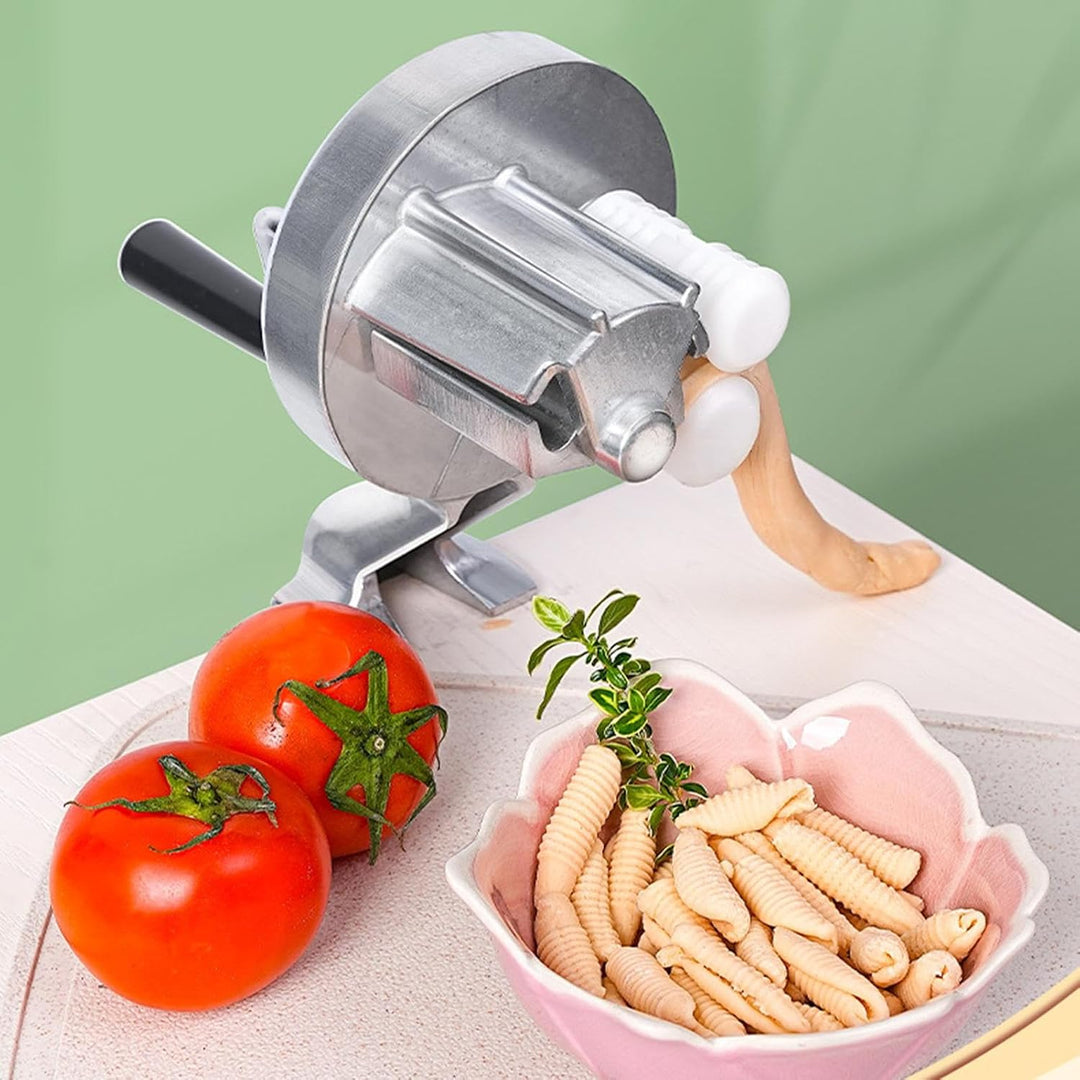Nudelpressmaschine, Manuelle Nudelmaschine Tragbare Makkaroni Maker Maschine Spaghetti Pastamaker Fü
