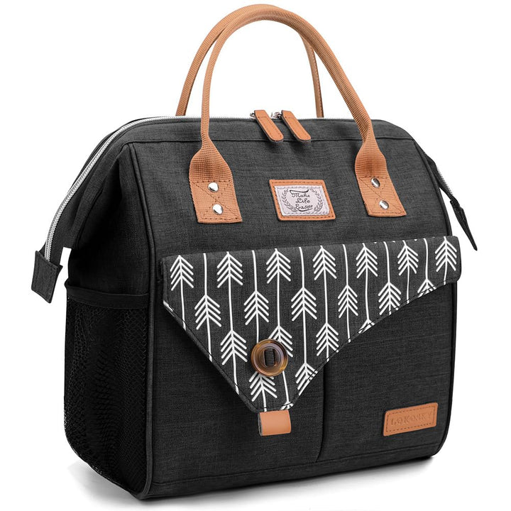 Lekesky Kühltasche Klein Lunch Damen Lunchtasche Isolierte für Frauen Auslaufsichere Weit Geöffnete