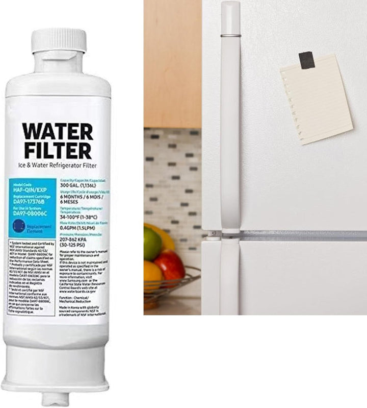 Kühlschrank-Wasserfilter, DA97 17376B, Auslaufsicher, Premium-Filtration, Kühlschrank-Wasserfilter,