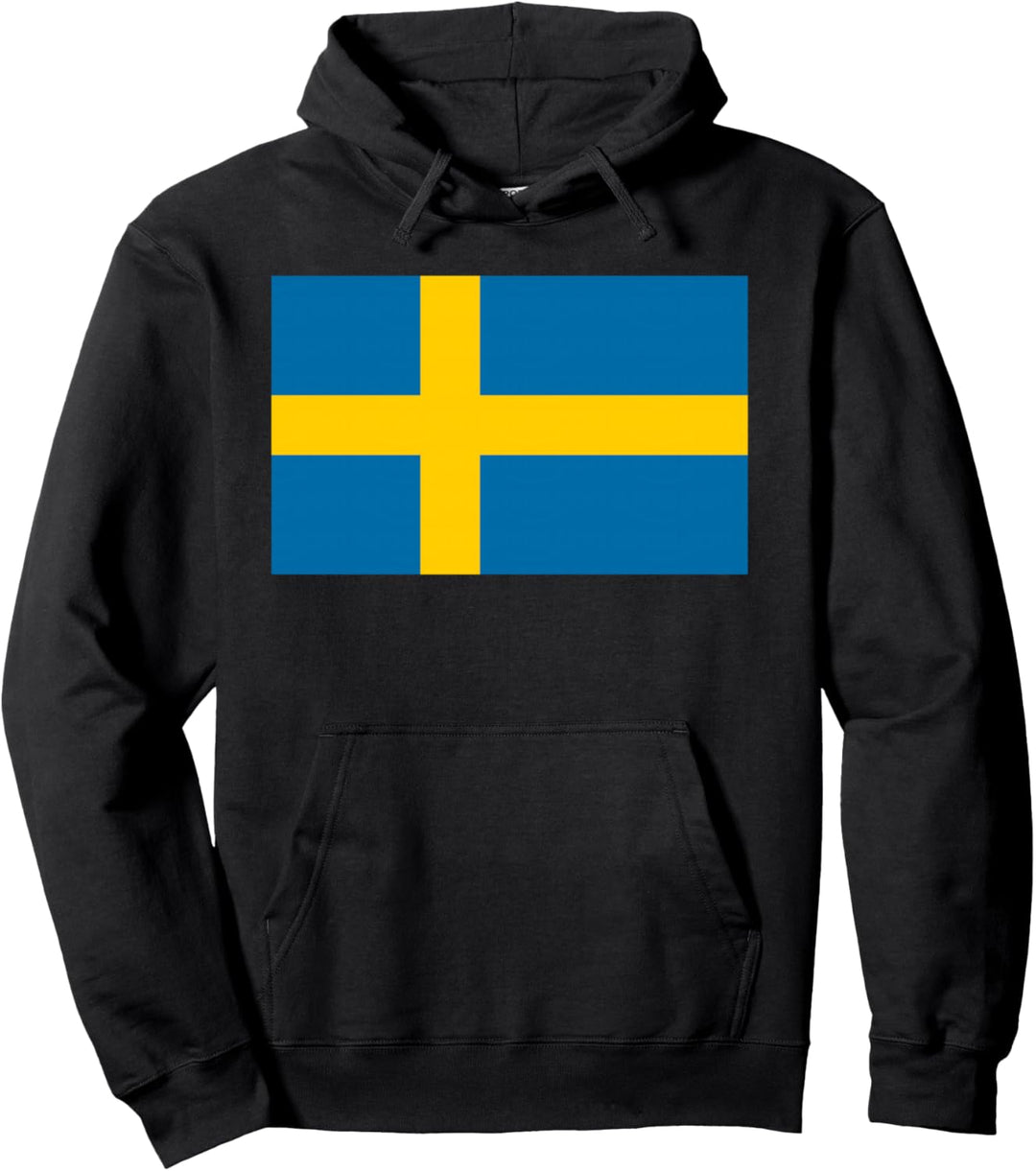 Schwedische Flagge von Schweden Pullover Hoodie