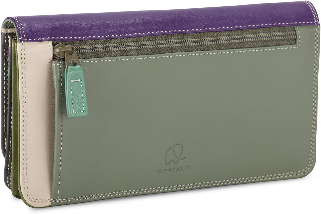 mywalit Geldbörse Leder 17 cm 9 Orchid, 9 Orchid