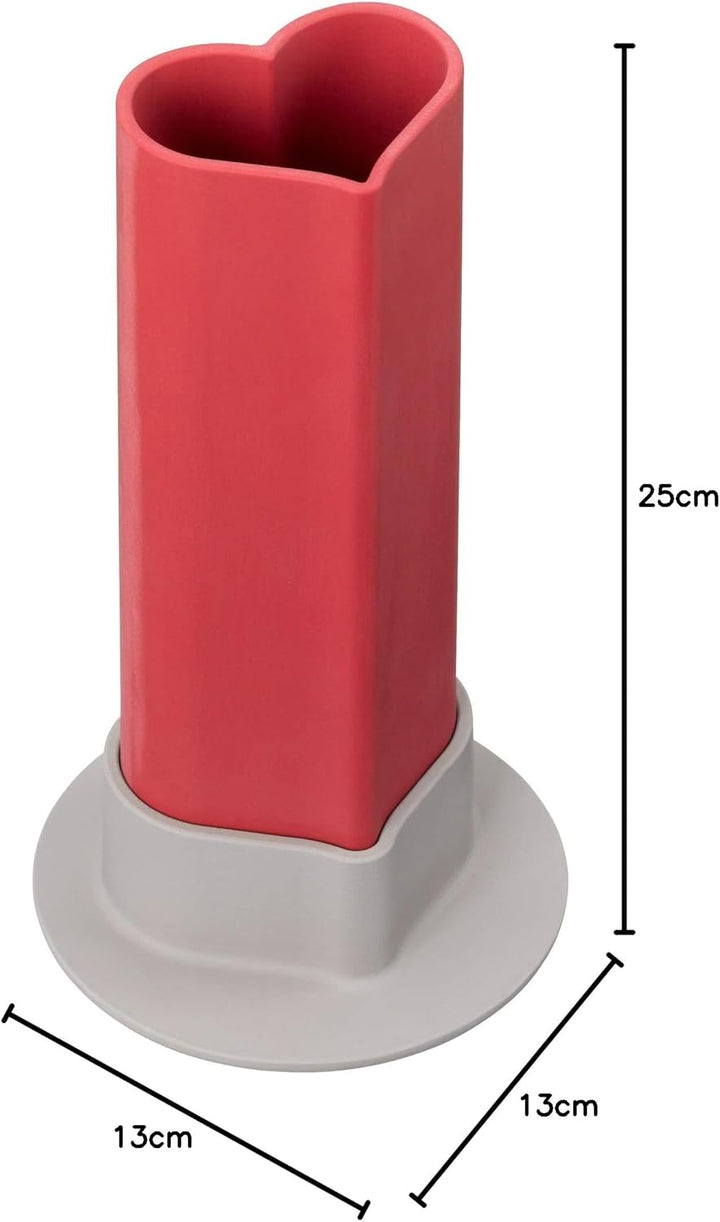 Original Kaiser Inspiration Backform Kastenform 25 cm mit Herz Motiv-Einsatz, Königskuchenform antih