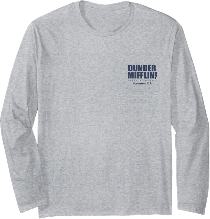 The Office Dunder Mifflin Aquarell Illustration Langarmshirt