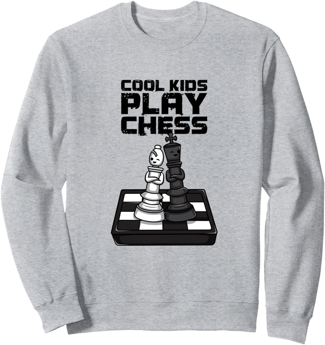 Schach Schachspieler Kinder Jugend Cool Kids Play Chess Sweatshirt