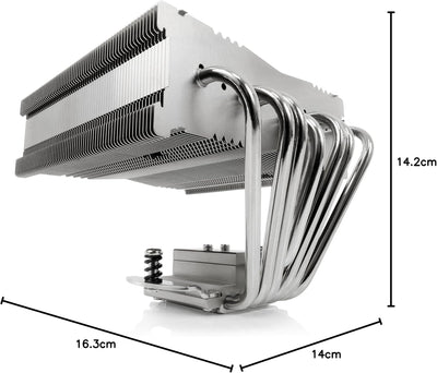 Noctua NH-C14S, Premium CPU Kühler mit NF-A14 PWM 140mm Lüfter (Braun) Single, Single