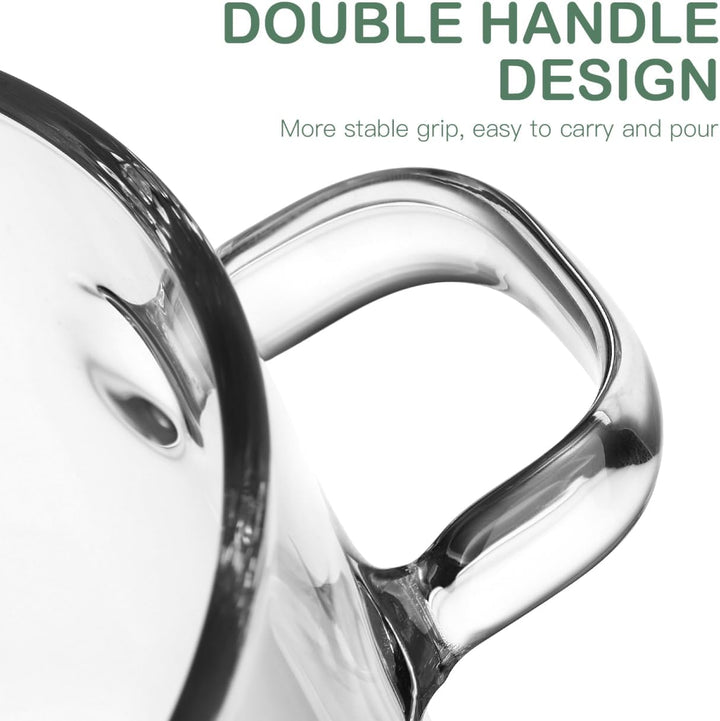 Didiseaon Glas Suppentopf Aus Borosilicat Kochtopf Für Küche Hitzebeständiger Topf Mit Deckel Prakti
