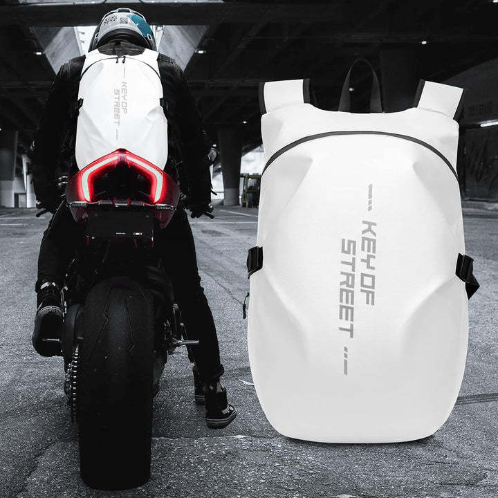 Motorradrucksäcke für Herren, wasserdichter Helmrucksack, Motorradzubehör, Laptoptaschen, Reiserucks