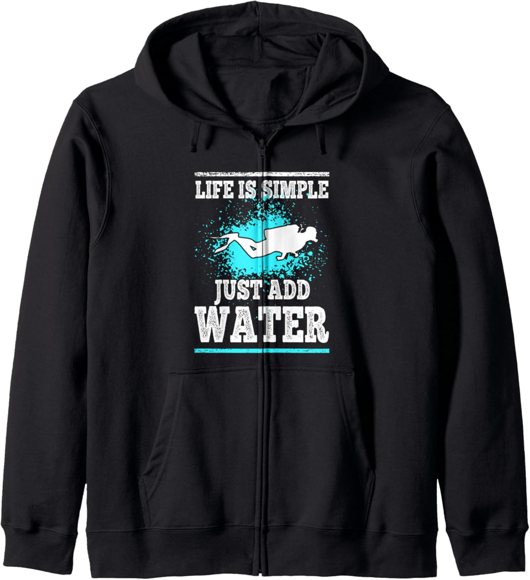 Scuba Diving Funny Quote Sporttauchen Gerätetauchen Simple Kapuzenjacke
