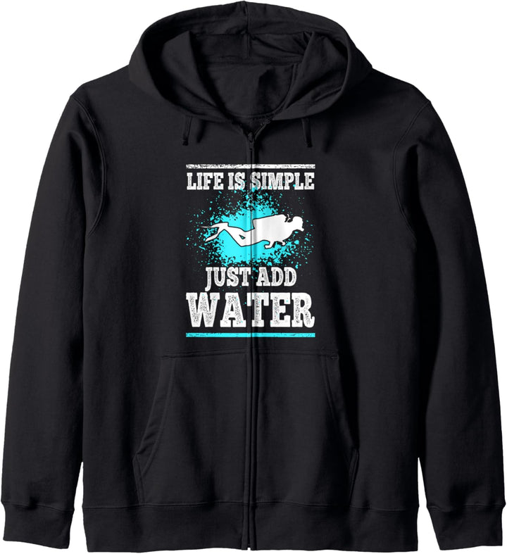 Scuba Diving Funny Quote Sporttauchen Gerätetauchen Simple Kapuzenjacke
