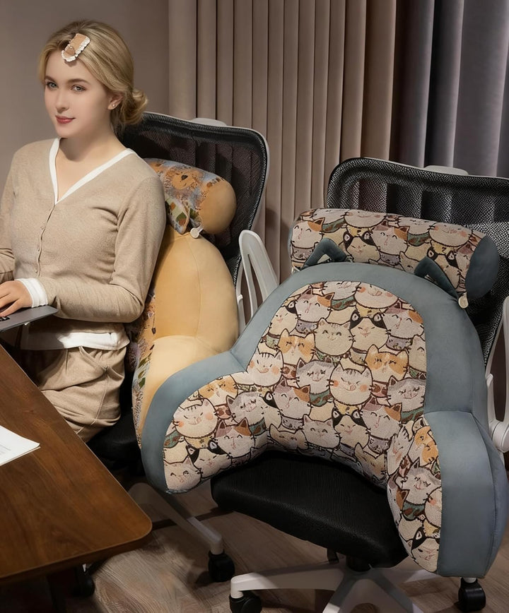 Rückenkissen für Bett und Sofa mit Armlehnen Ergonomisches Lesekissen Erwachsene Atmungsaktives Lese