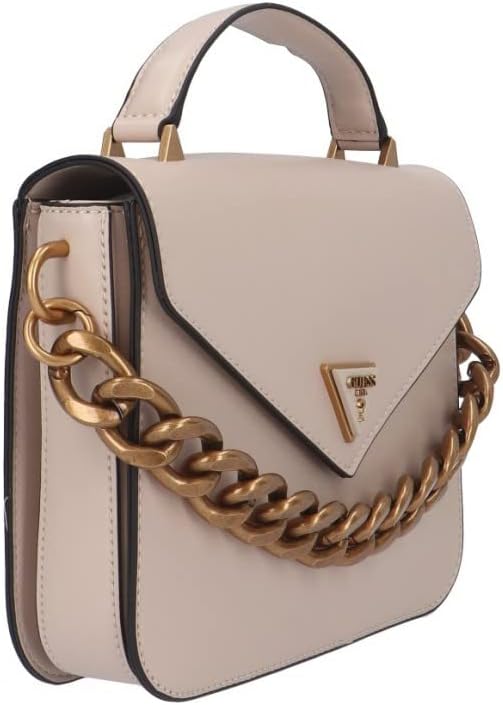 GUESS Damen Handtasche Retour beige/gold One Size