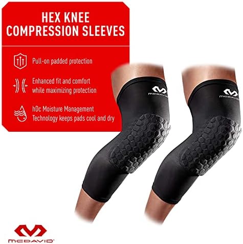 McDavid Beinstulpe Hexforce XL schwarz, XL schwarz