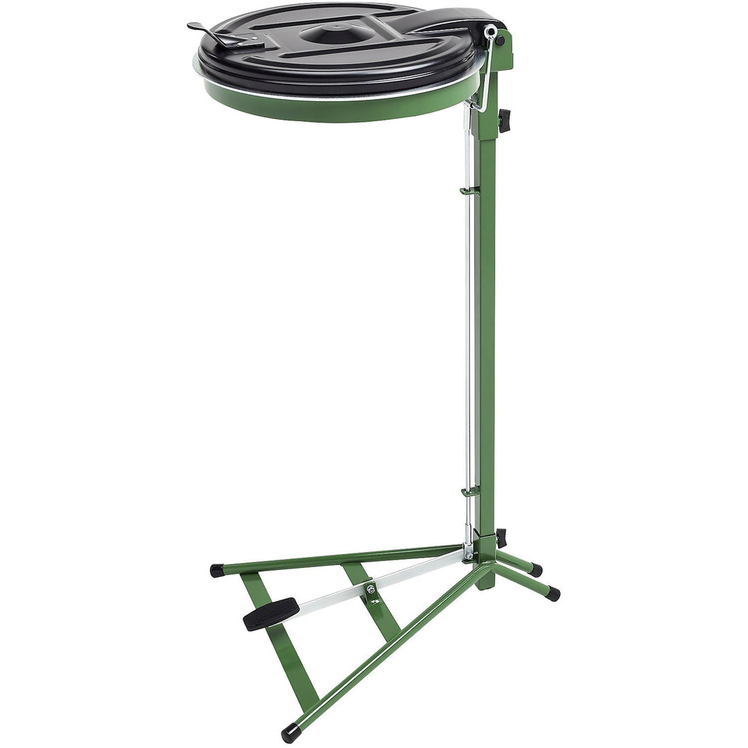kaiserkraft | Müllsackständer | Standgestell | für Volumen 120 l | mit Pedal | grün | Kunststoffdeck