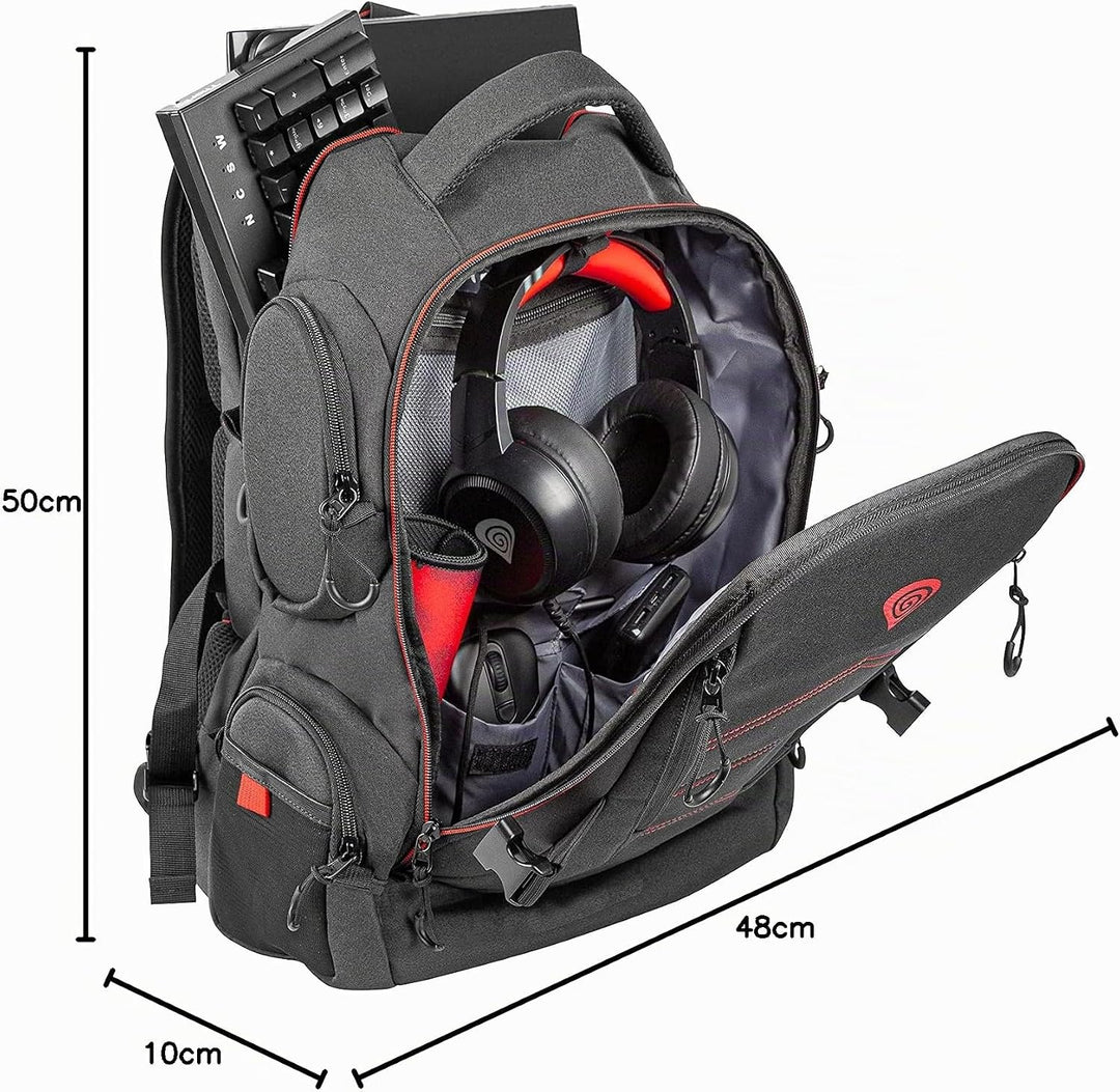 Genesis Notebook Rucksack PALLAD 550 schwarz (17,3")