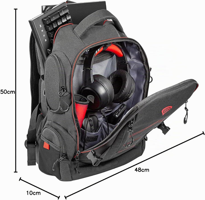 Genesis Notebook Rucksack PALLAD 550 schwarz (17,3")