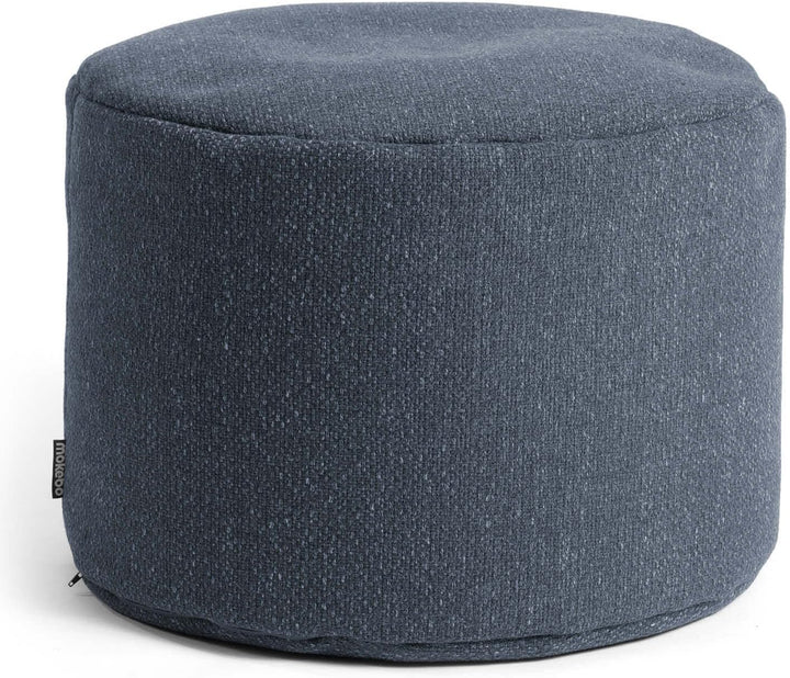 mokebo® Pouf, Hocker o. Sitzhocker 60x40cm 'Der Ruhepouf' Bodenkissen rund & Fusshocker fürs Wohnzim