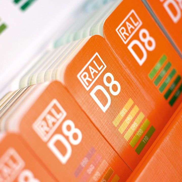 RAL D8 Farbfächer, 1.825 Farbtöne, semi-matt – 8 handliche