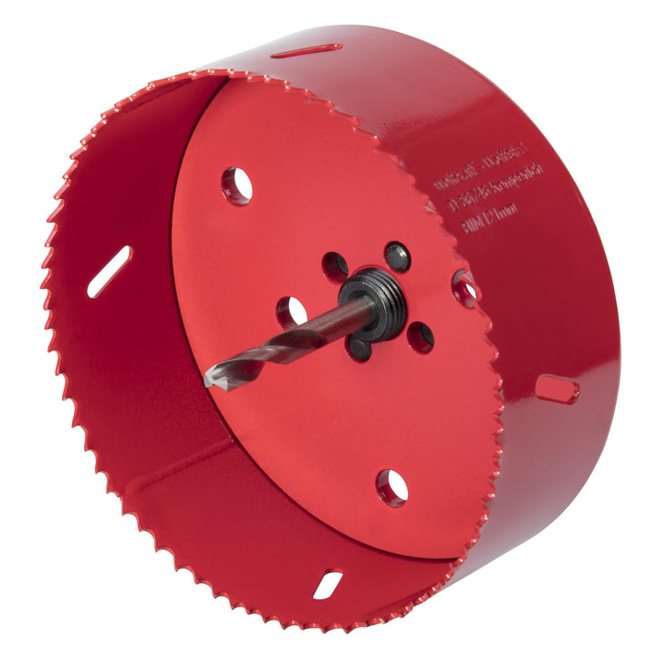 wolfcraft Bi-Metall-Lochsäge I 5497000 I Für Trockenbaumaterialien, Holz, Kunststoffe und Metalle, S