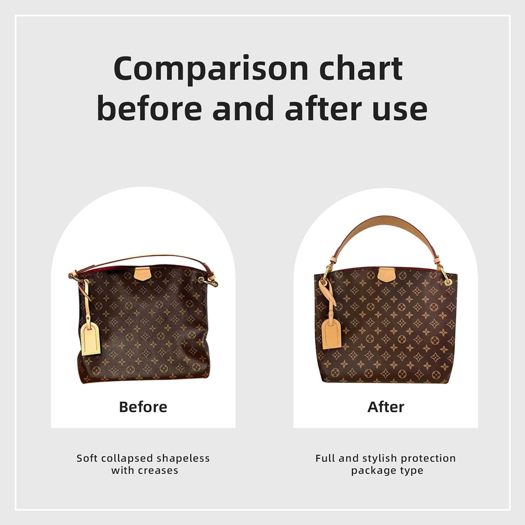 DGAZ Seide Taschen Organizer Einsatz für LV Graceful PM/MM, Taschenorganizer Shaper Einsatz, Leicht