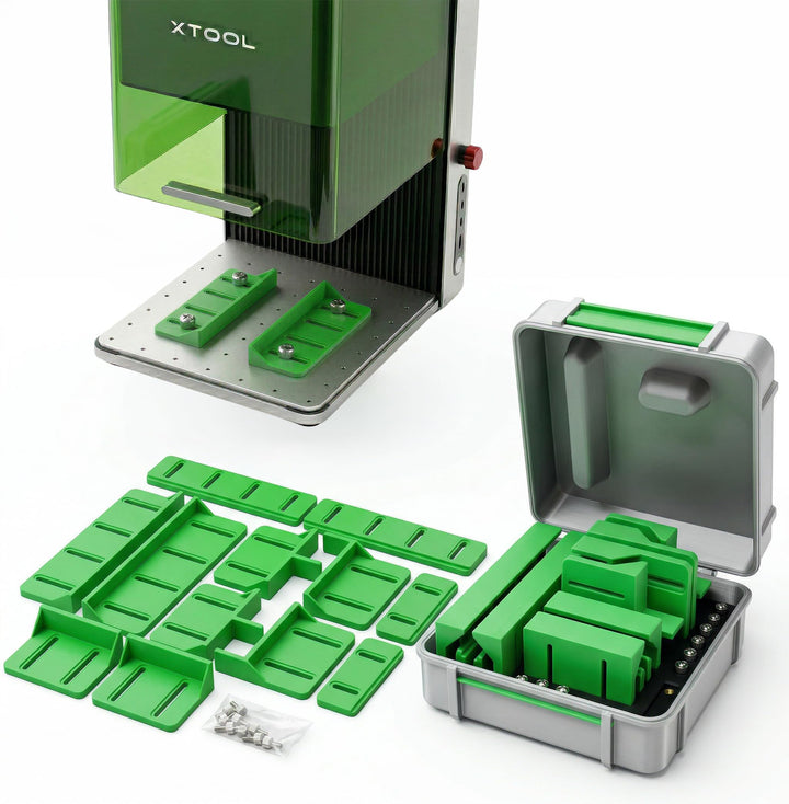 Generisch Positionierhilfe Zubehör für xTool F1, F2 &amp; F1 Lite; F1 Ultra &amp; F2 Ultra | Jig Kit | Organ