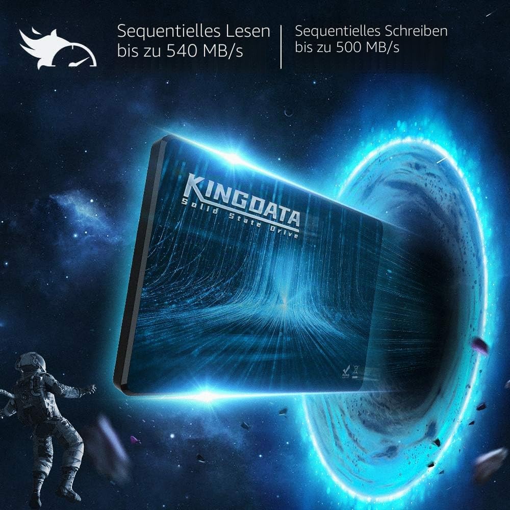 KINGDATA SSD 2.5 Inch SATA3 120 GB Internal Solid State Drive for Desktop Laptops SATA III 6 Gb/s 1T