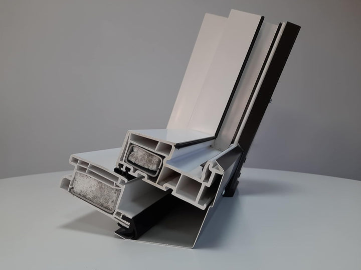 Kunststoff Dachfenster 55x118 cm - Günstig! Blitzversand! - Hoch-Schwingfenster SKYLIGHT PVC mit 2-f