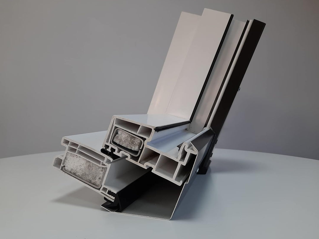 Kunststoff Dachfenster 78x140 cm - Günstig! Blitzversand! - Hoch-Schwingfenster SKYLIGHT PVC mit 2-f