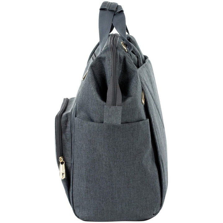 LÄSSIG Baby Wickelrucksack Wickeltasche inkl. Wickelzubehör nachhaltig produziert/Goldie Backpack, a