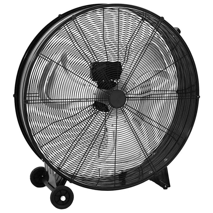 vidaXL Trommelventilator mit Rollen Industrie Bodenventilator Industrieventilator Windmaschine Venti