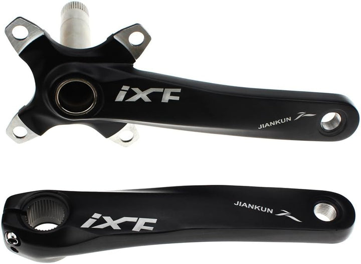 CYSKY Fahrrad Kurbelarm Set 170mm 104 BCD mit Tretlager Kit und Kettenblattschrauben für MTB BMX Ren