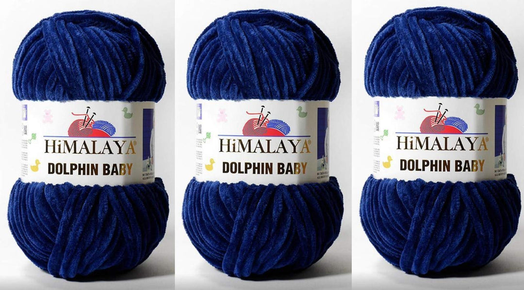 3 Knäuel Himalaya Delphin Baby Garn 395 Yards 3x100g Super Bulky Baby Blanket Garn (80321), 80321