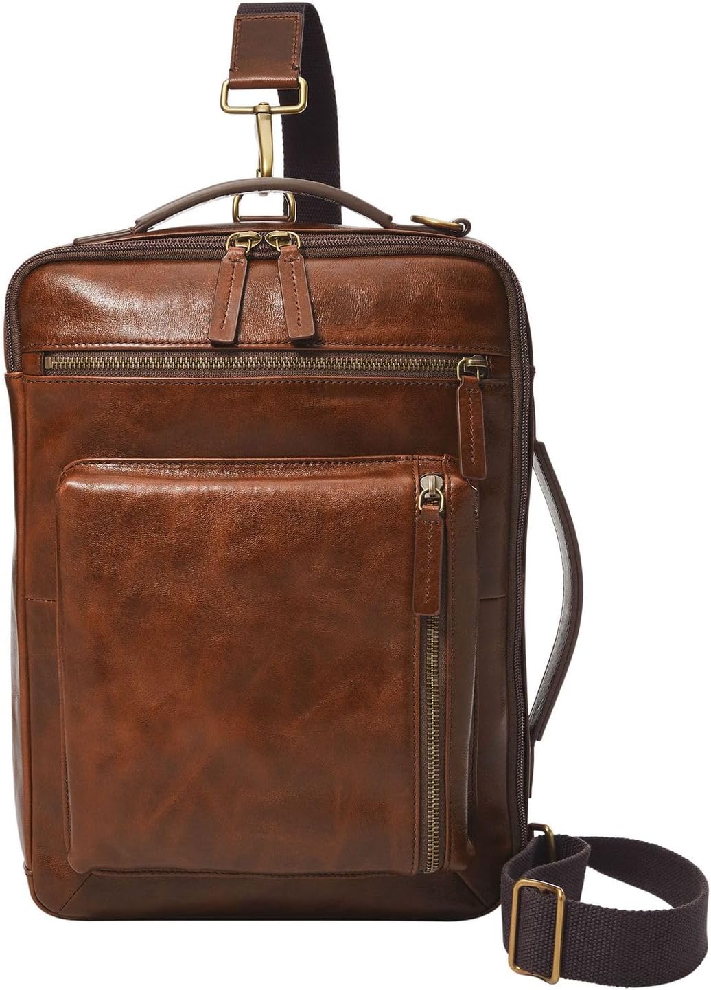 Fossil Tasche für Pendler aus Buckner-Leder für Herren, MBG9598222 – 25,4 cm L x 5,1 cm B x 15,2 cm