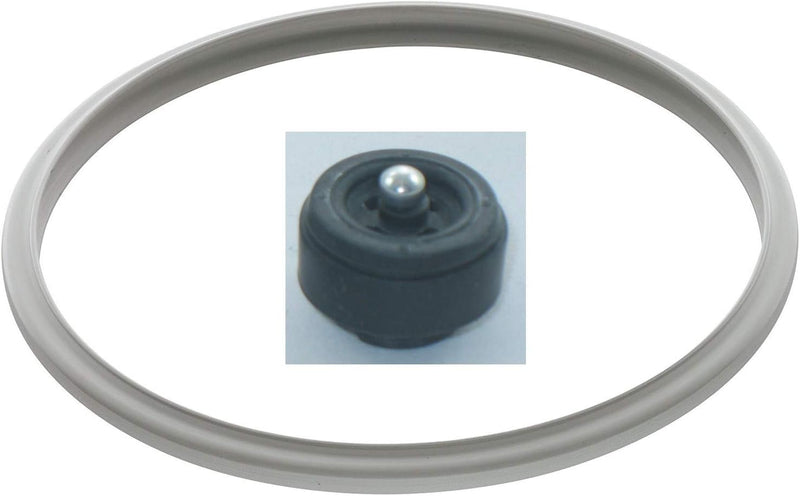 www.SchnellkochtopfDichtungen.de Reparaturset für Imperial/Miele Dampfgarer mit runder Tür (bestehen