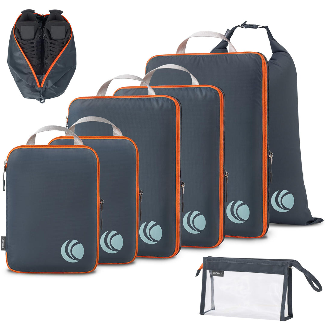 Cipway Kompression Koffer Organizer Set für Rucksack ，Ultraleichte Packtaschen Compression Packing C