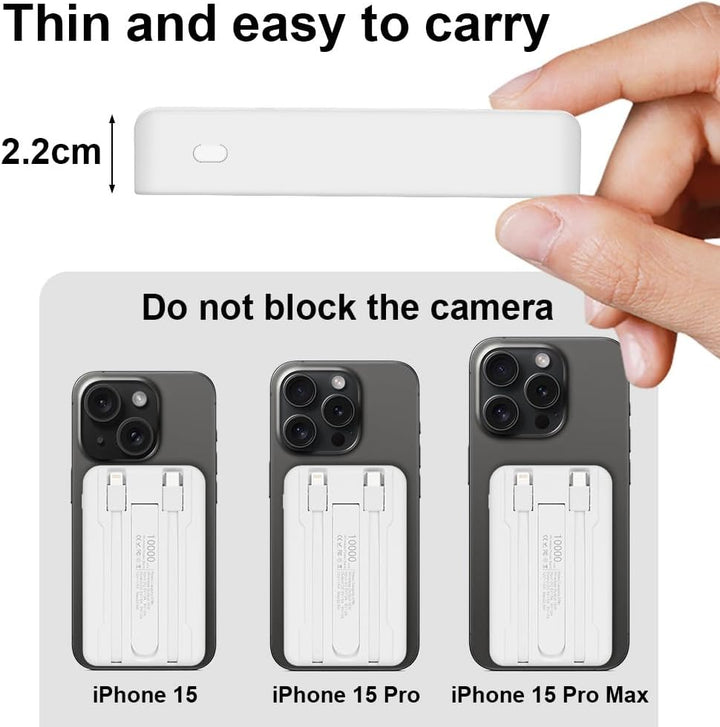 Flintronic Magnetic Battery, 10000mAh Magnetische Powerbank, Magnetische Powerbank, 22.5W PD Schnell