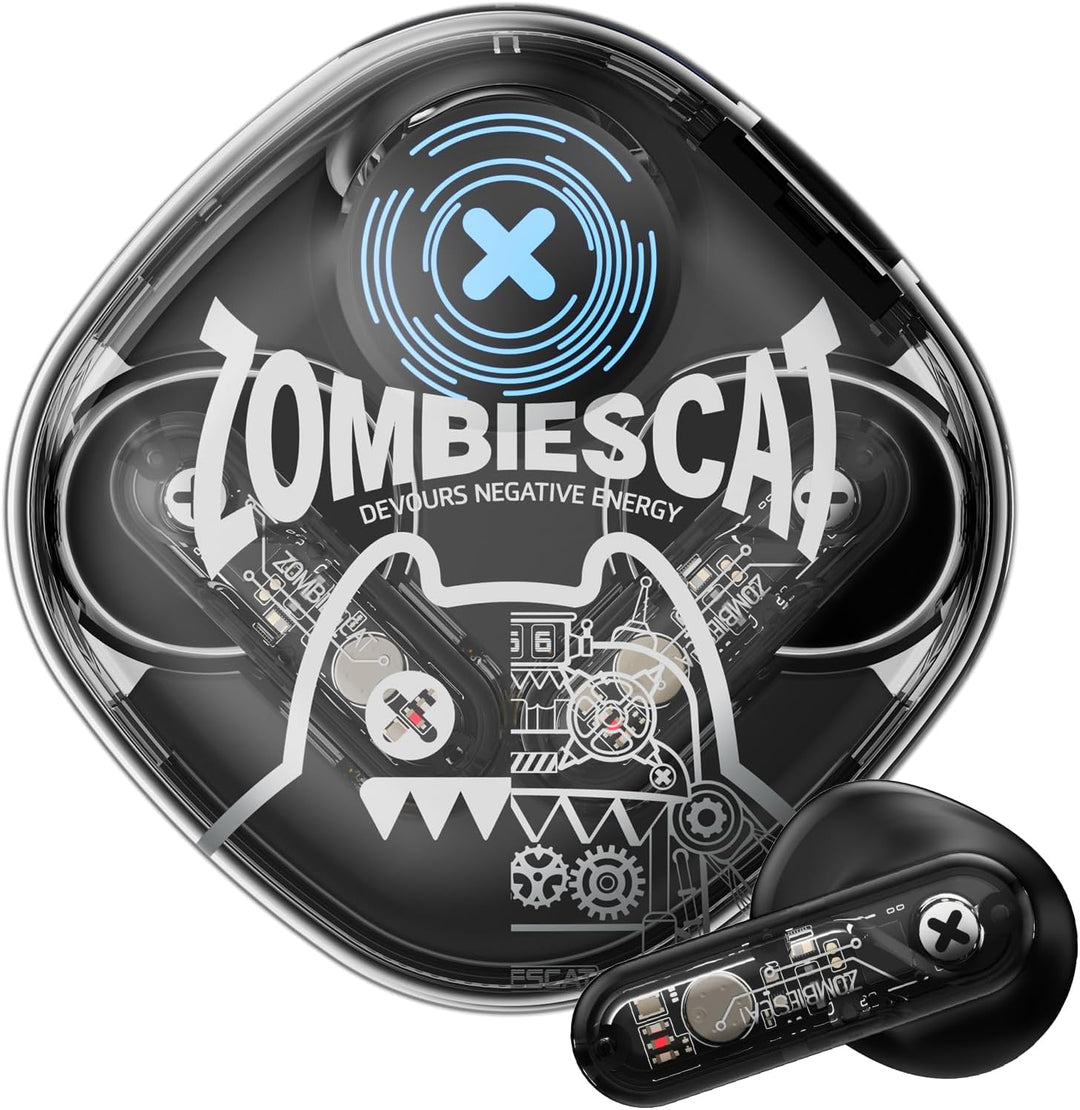 ZOMBIES CAT In Ear KopfhöRer Bluetooth 5.3 Touch Control In Ear OhrhöRer Mit 4 Mikrofon Exklusive Li