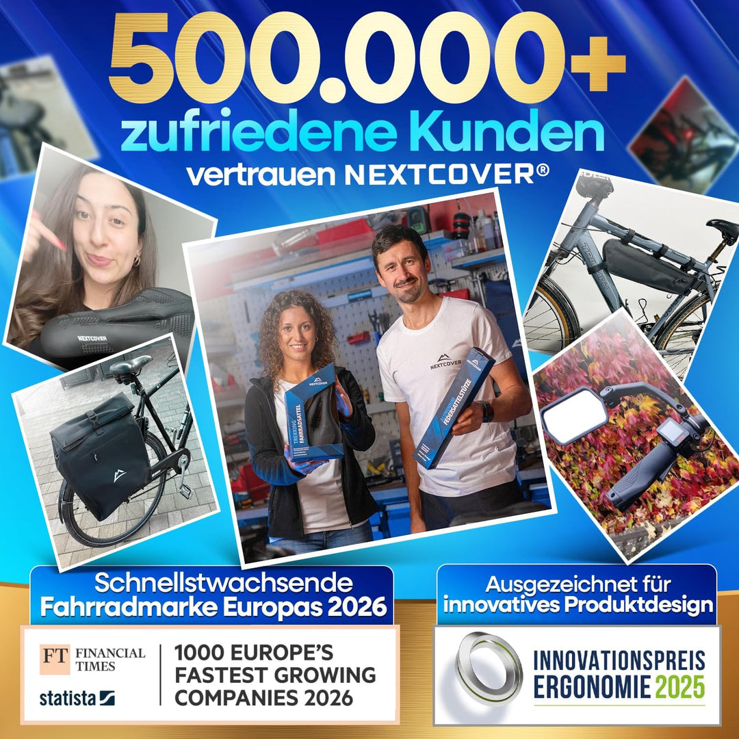 NEXTCOVER® E-Scooter Schloss mit Tasche [Steel-Secure-Technologie] | Handschellenschloss inkl. Trans